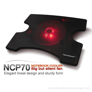 Gaming Laptop Cooling Pad with 200mm Blue LED Fan